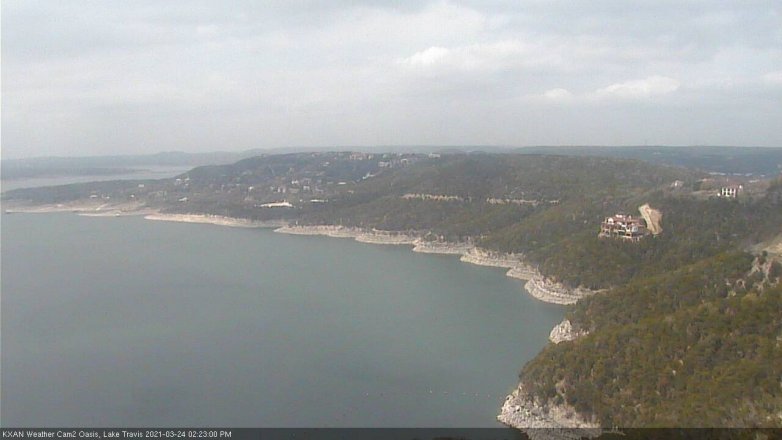 Lake Travis webcam, March 24, 2021 2:25 PM CT