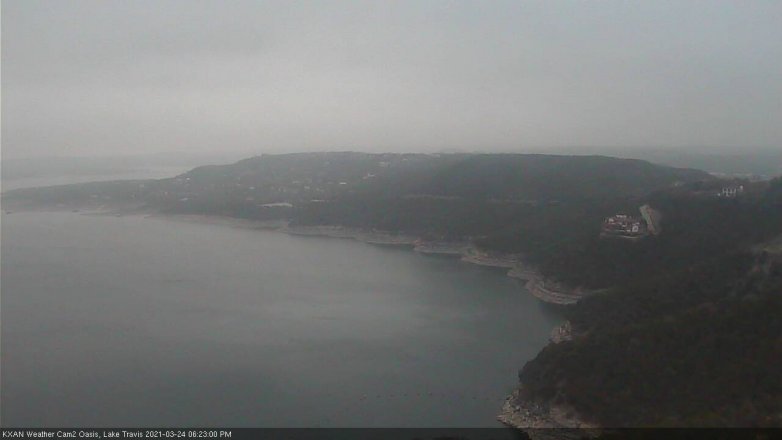 Lake Travis webcam, March 24, 2021 6:25 PM CT