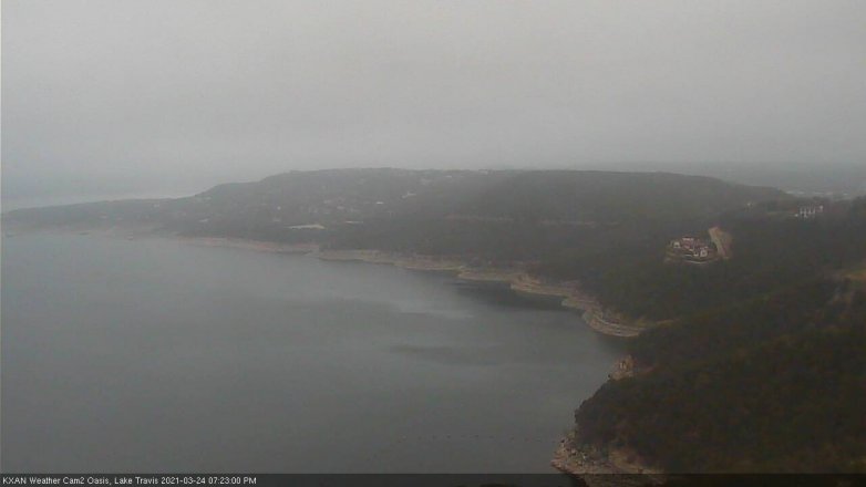 Lake Travis webcam, March 24, 2021 7:25 PM CT