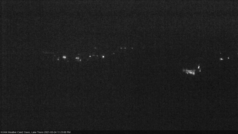 Lake Travis webcam, March 24, 2021 11:25 PM CT