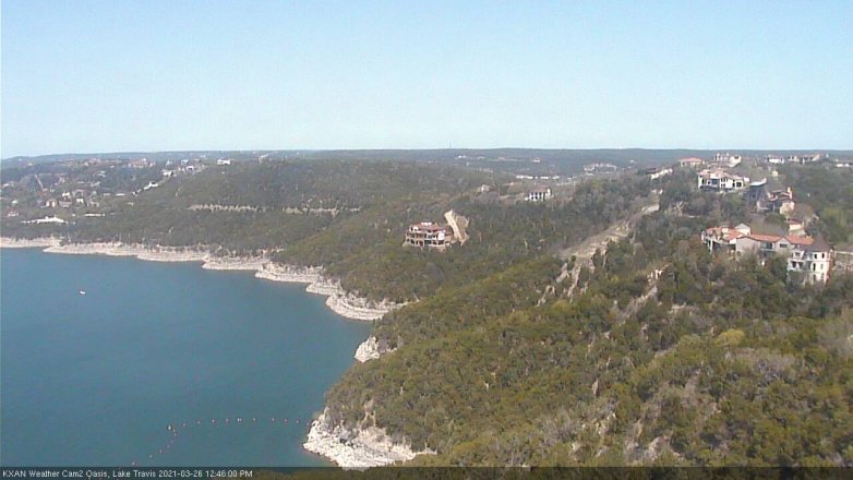 Lake Travis webcam, March 26, 2021 12:45 PM CT