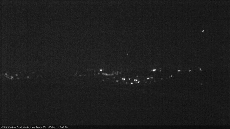 Lake Travis webcam, March 26, 2021 11:25 PM CT