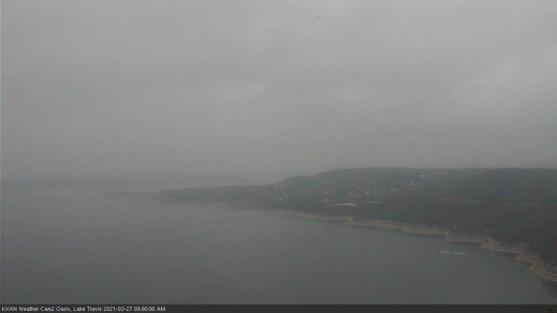 Lake Travis webcam, March 27, 2021 9:00 AM CT