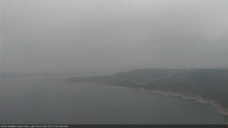 Lake Travis webcam, March 27, 2021 9:25 AM CT