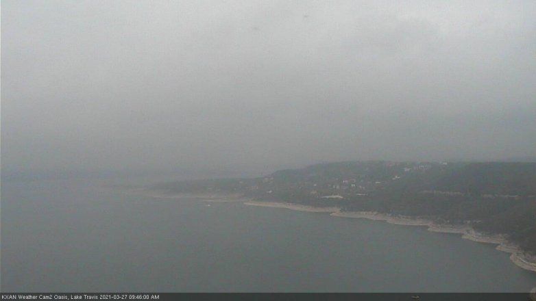 Lake Travis webcam, March 27, 2021 9:45 AM CT