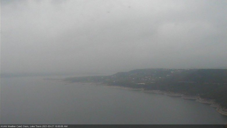 Lake Travis webcam, March 27, 2021 10:00 AM CT