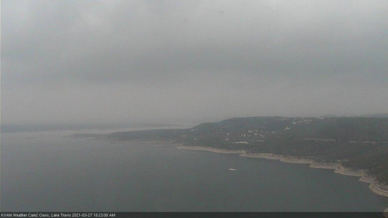 Lake Travis webcam, March 27, 2021 10:25 AM CT