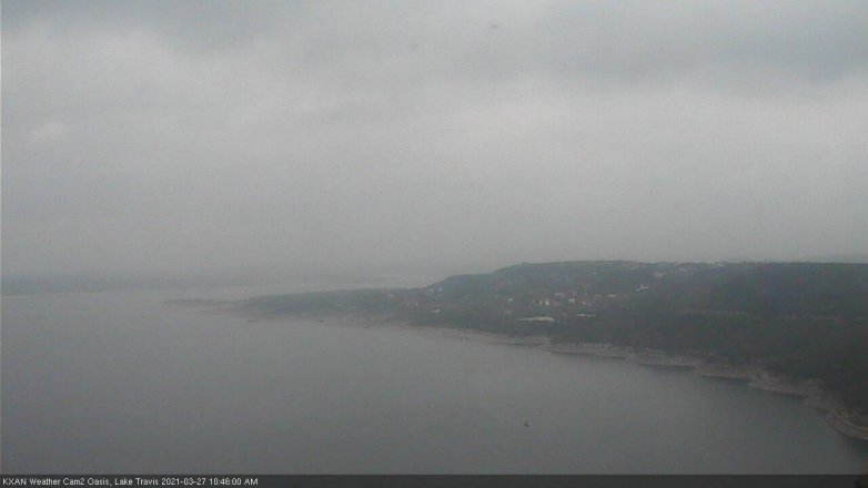 Lake Travis webcam, March 27, 2021 10:45 AM CT