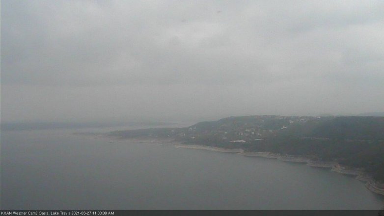Lake Travis webcam, March 27, 2021 11:00 AM CT