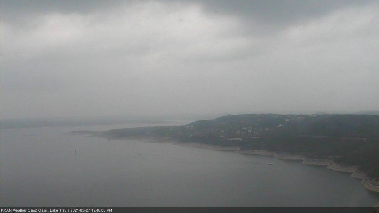 Lake Travis webcam, March 27, 2021 12:45 PM CT