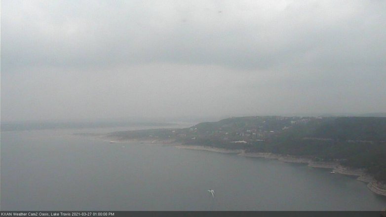 Lake Travis webcam, March 27, 2021 1:00 PM CT