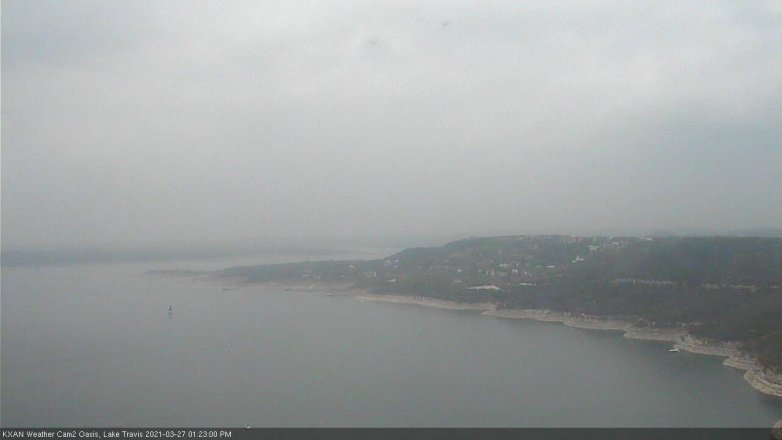 Lake Travis webcam, March 27, 2021 1:25 PM CT