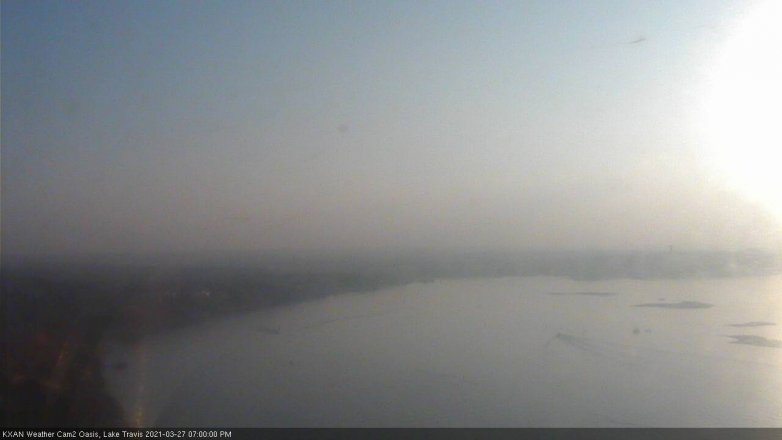 Lake Travis webcam, March 27, 2021 7:00 PM CT
