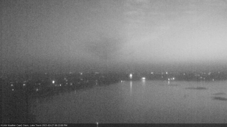 Lake Travis webcam, March 27, 2021 8:25 PM CT