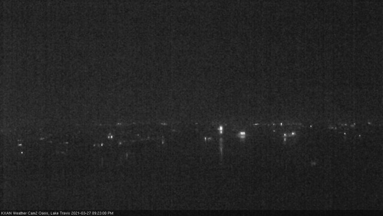 Lake Travis webcam, March 27, 2021 9:25 PM CT