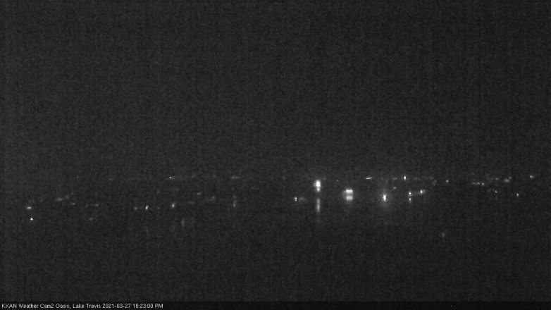Lake Travis webcam, March 27, 2021 10:25 PM CT