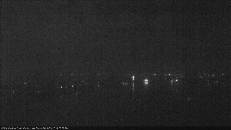 Lake Travis webcam, March 27, 2021 11:25 PM CT