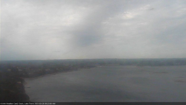 Lake Travis webcam, March 28, 2021 9:25 AM CT