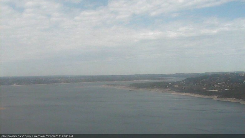 Lake Travis webcam, March 28, 2021 11:25 AM CT