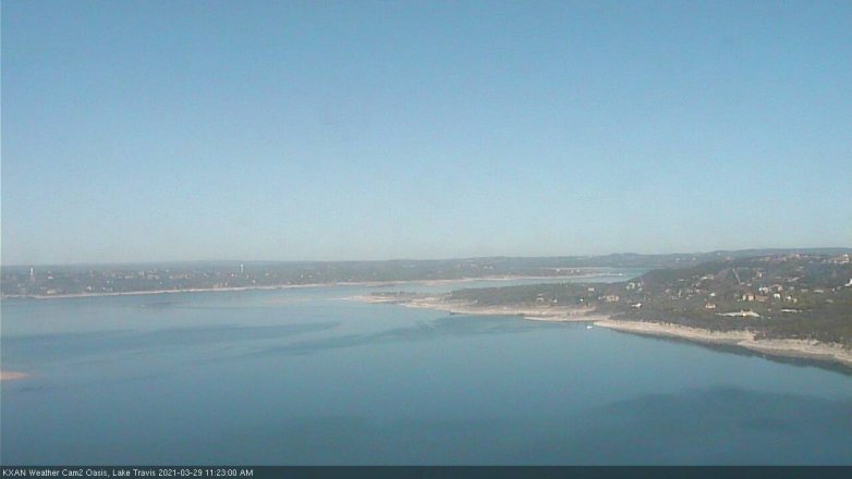 Lake Travis webcam, March 29, 2021 11:25 AM CT