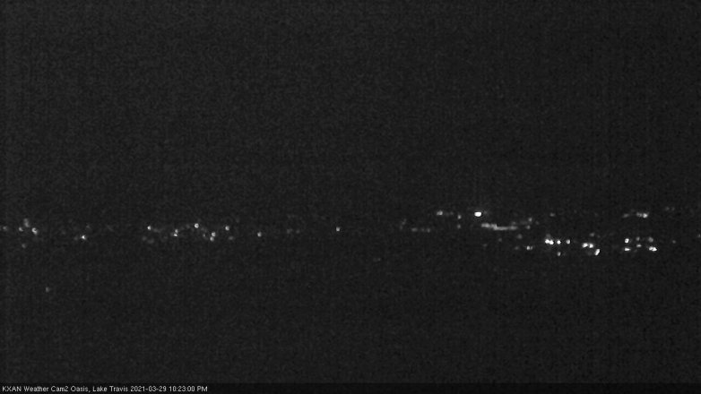 Lake Travis webcam, March 29, 2021 10:25 PM CT