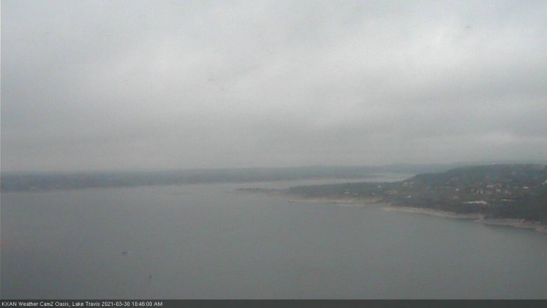 Lake Travis webcam, March 30, 2021 10:45 AM CT