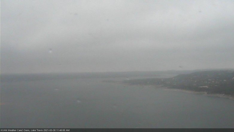 Lake Travis webcam, March 30, 2021 11:45 AM CT