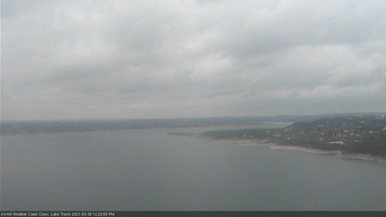 Lake Travis webcam, March 30, 2021 12:25 PM CT