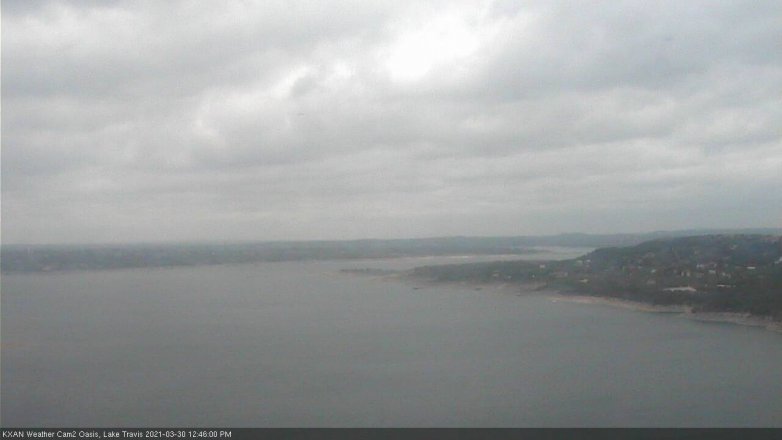 Lake Travis webcam, March 30, 2021 12:45 PM CT