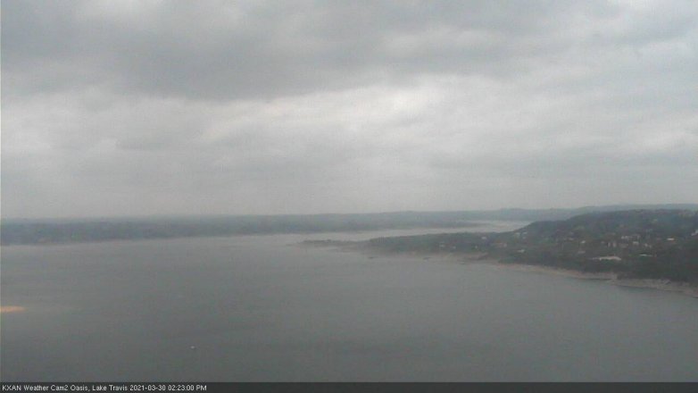 Lake Travis webcam, March 30, 2021 2:25 PM CT