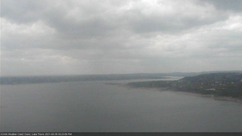 Lake Travis webcam, March 30, 2021 3:25 PM CT