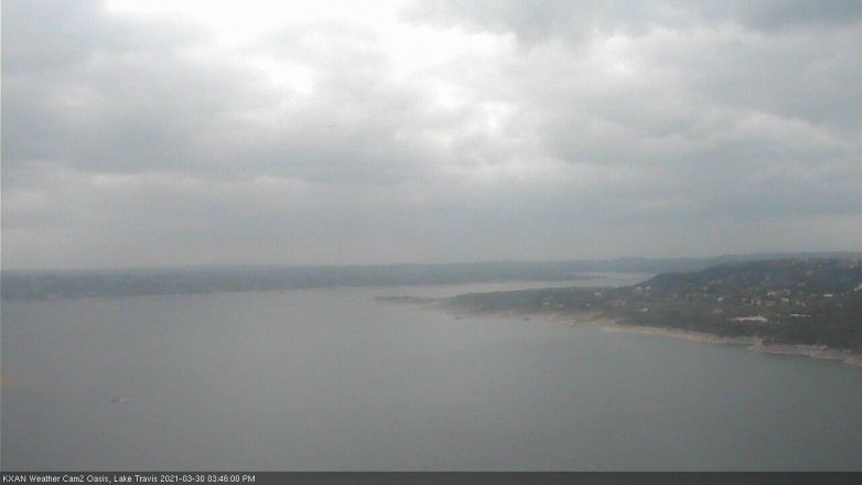 Lake Travis webcam, March 30, 2021 3:45 PM CT