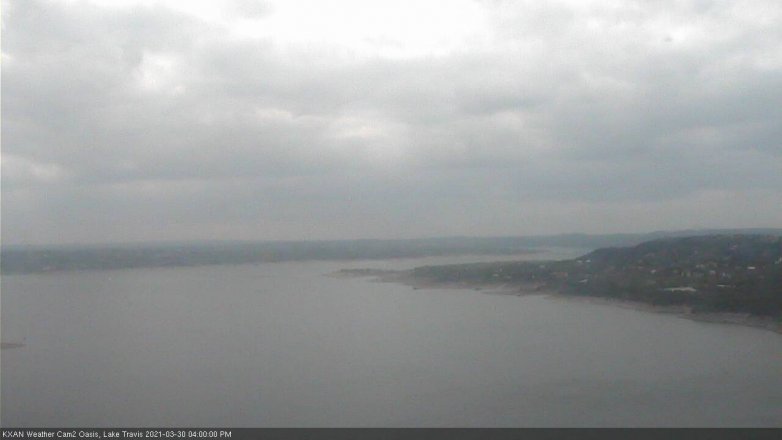 Lake Travis webcam, March 30, 2021 4:00 PM CT