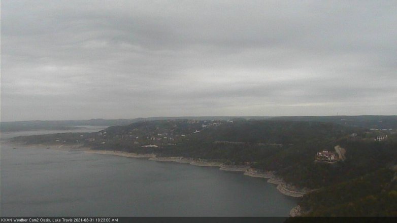 Lake Travis webcam, March 31, 2021 10:25 AM CT