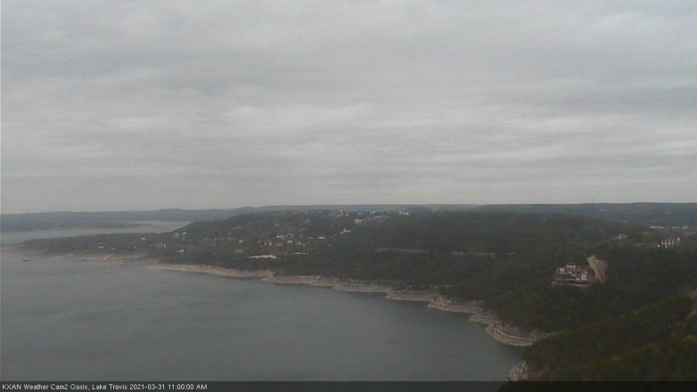 Lake Travis webcam, March 31, 2021 11:00 AM CT