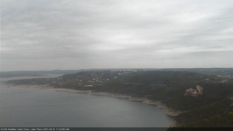 Lake Travis webcam, March 31, 2021 11:25 AM CT