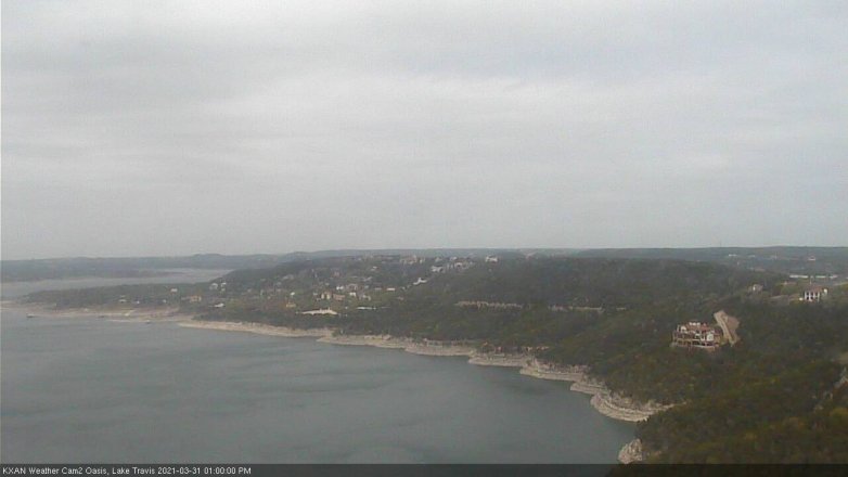 Lake Travis webcam, March 31, 2021 1:00 PM CT