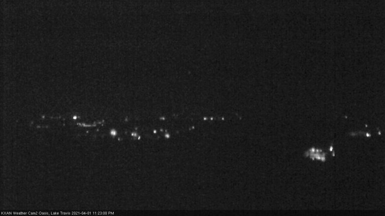 Lake Travis webcam, April 1, 2021 11:25 PM CT