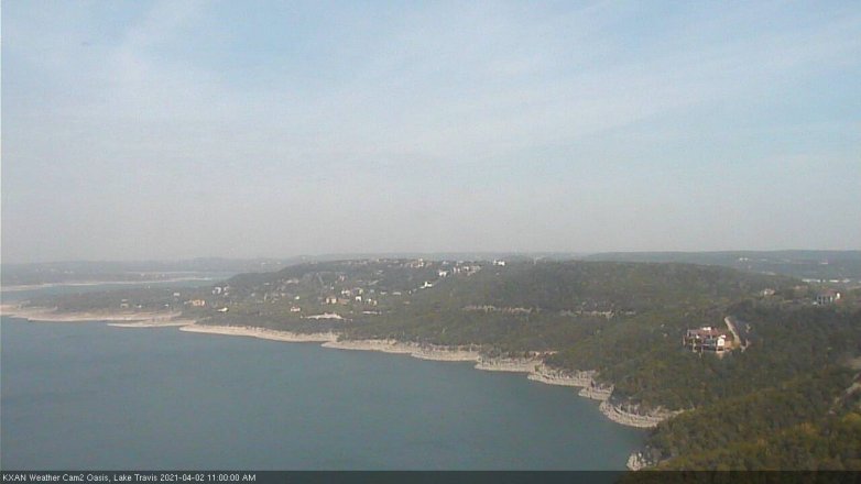 Lake Travis webcam, April 2, 2021 11:00 AM CT