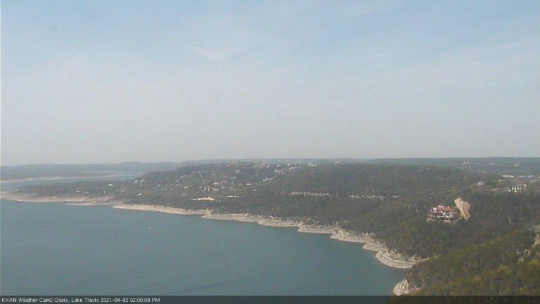 Lake Travis webcam, April 2, 2021 2:00 PM CT