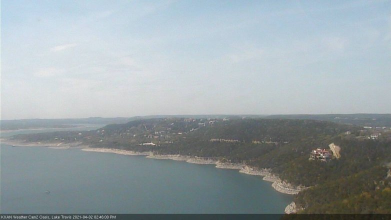 Lake Travis webcam, April 2, 2021 2:45 PM CT