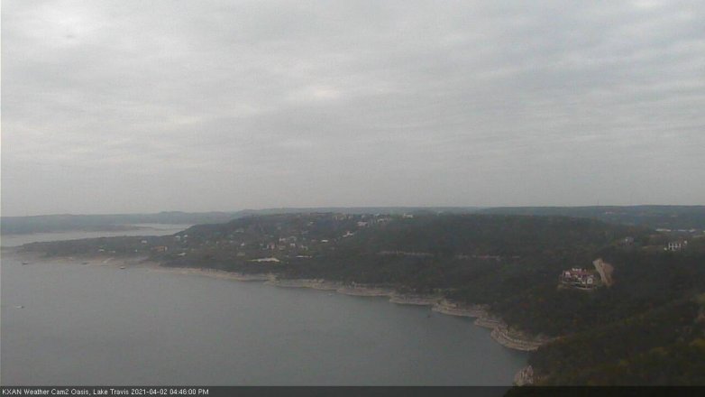 Lake Travis webcam, April 2, 2021 4:45 PM CT