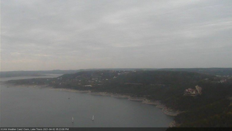 Lake Travis webcam, April 2, 2021 5:25 PM CT
