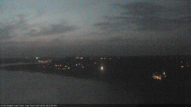 Lake Travis webcam, April 2, 2021 8:25 PM CT