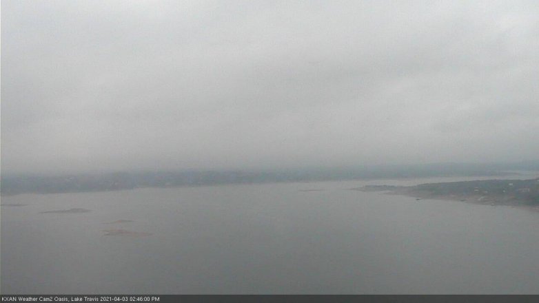 Lake Travis webcam, April 3, 2021 2:45 PM CT