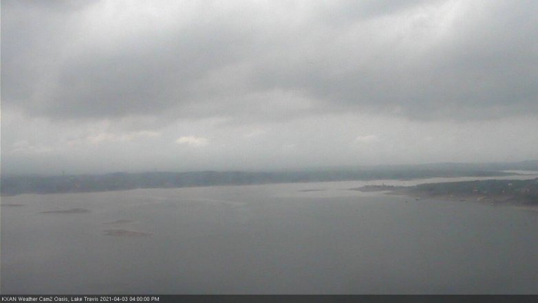 Lake Travis webcam, April 3, 2021 4:00 PM CT