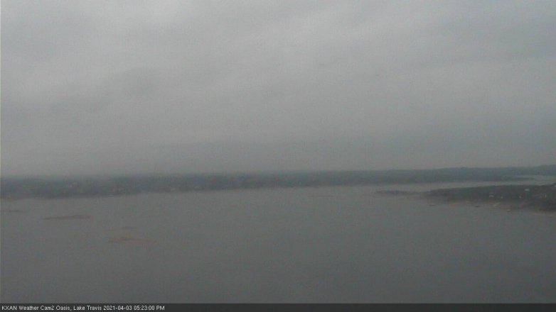 Lake Travis webcam, April 3, 2021 5:25 PM CT