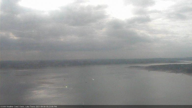 Lake Travis webcam, April 4, 2021 5:25 PM CT