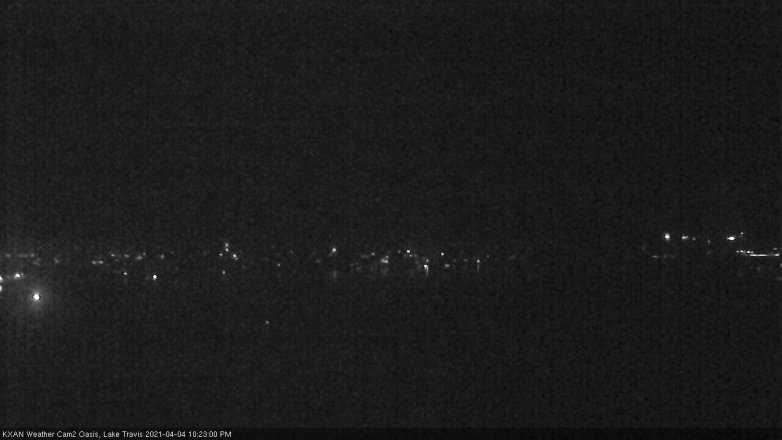 Lake Travis webcam, April 4, 2021 10:25 PM CT
