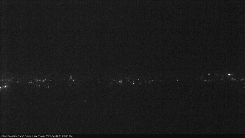 Lake Travis webcam, April 4, 2021 11:25 PM CT